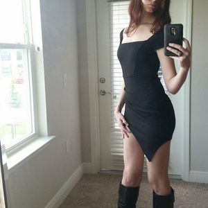 Mag Asymmetrical Dress ☆ Fashion Nova